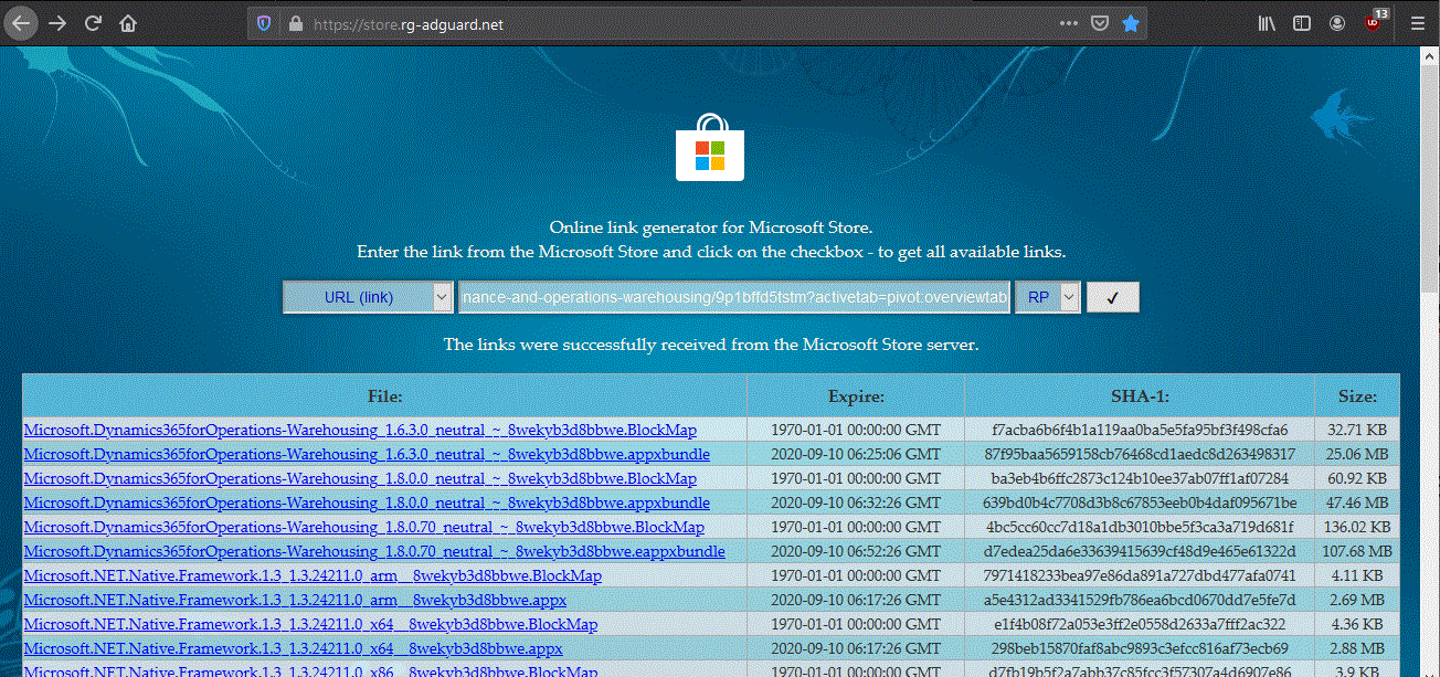 Windows Store app