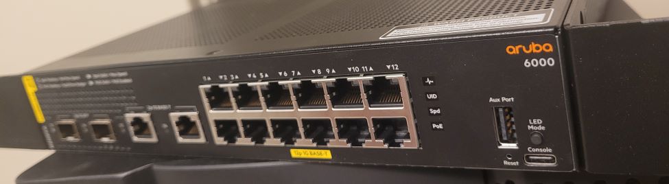 aruba 6000 switch